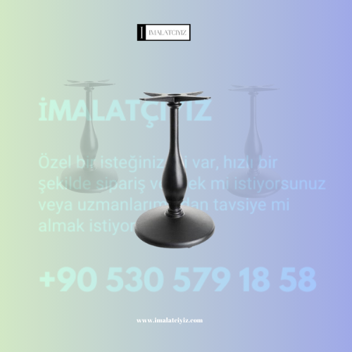 Tek Ayak Tasarımlı Masa Ayakları